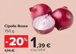 Carrefour Cipolle Rosse offerta