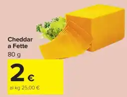 Carrefour Cheddar a Fette offerta