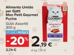 Carrefour Alimento Umido per Gatti Mon Petit Gourmet Purina offerta