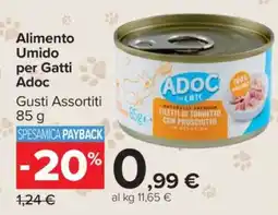 Carrefour Alimento Umido per Gatti Adoc offerta