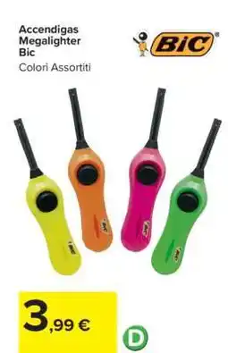 Carrefour Accendigas Megalighter Bic offerta