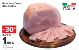 Carrefour Prosciutto Cotto Alta Qualità offerta
