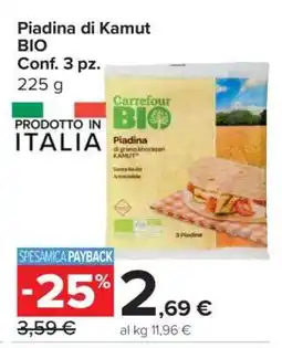 Carrefour Piadina di Kamut BIO offerta