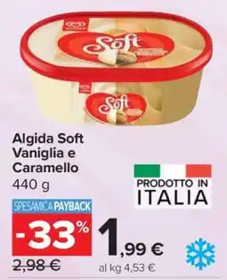 Carrefour Algida Soft Vaniglia e Caramello offerta
