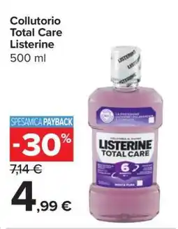 Carrefour Collutorio Total Care Listerine offerta