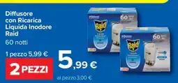 Carrefour Diffusore con Ricarica Liquida Inodore Raid offerta