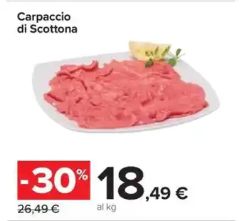 Carrefour Carpaccio di Scottona offerta