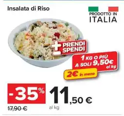 Carrefour Insalata di riso offerta