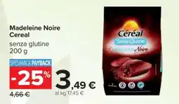 Carrefour Madeleine Noire Cereal offerta