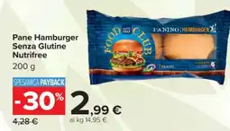 Carrefour Pane Hamburger Senza Glutine Nutrifree offerta