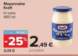 Carrefour Mayonnaise Kraft offerta
