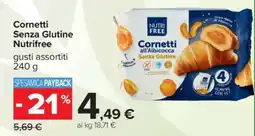Carrefour Cornetti Senza Glutine Nutrifree offerta