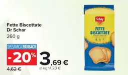 Carrefour Fette Biscottate Dr Schar offerta