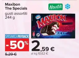 Carrefour MAXIBON THE SPECIALS offerta
