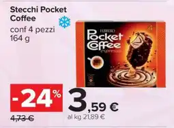 Carrefour Stecchi Pocket Coffee offerta
