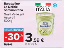 Carrefour Barattolino Le Delizie Sammontana offerta