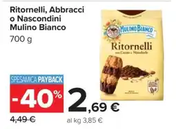 Carrefour Ritornelli, Abbracci o Nascondini Mulino Bianco offerta