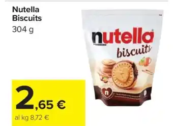 Carrefour NUTELLA BISCUITS offerta