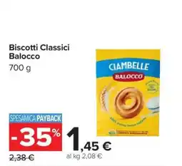 Carrefour Biscotti Classici Balocco offerta
