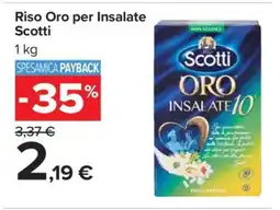 Carrefour Riso Oro per Insalate Scotti offerta