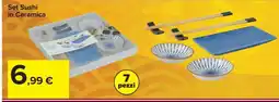 Carrefour Set Sushi in Ceramica offerta