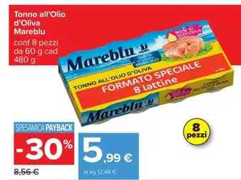 Tonno all’Olio d’Oliva Mareblu