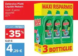 Carrefour Detersivo Piatti Liquido Nelsen offerta