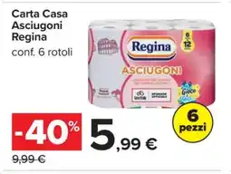 Carrefour Carta Casa Asciugoni Regina offerta