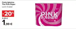 Carrefour Carta Igienica The Pink Paper offerta