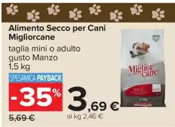Carrefour Alimento Secco per Cani Migliorcane offerta