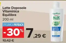 Carrefour Latte Doposole Vitaminica Equilibra offerta