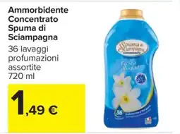 Carrefour AMMORBIDENTE CONCENTRATO SPUMA DI SCIAMPAGNA offerta