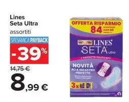 Carrefour LINES SETA ULTRA offerta