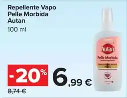 Carrefour Repellente Vapo Pelle Morbida Autan offerta