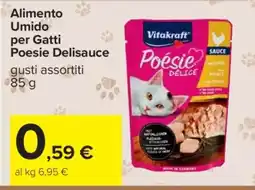 Carrefour Vitakraft Poesie Delisauce offerta