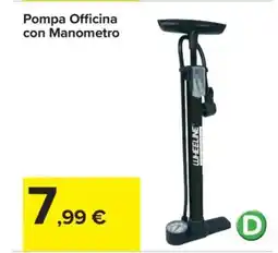 Carrefour Pompa Officina con Manometro offerta
