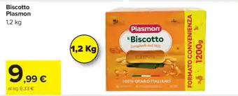 Carrefour Biscotto Plasmon offerta