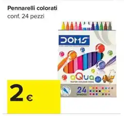 Carrefour Pennarelli colorati offerta