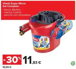 Carrefour Vileda Super Mocio Set Completo offerta
