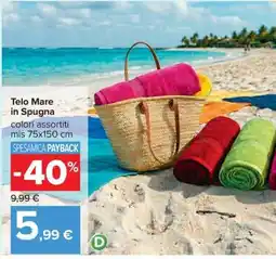 Carrefour TELO MARE IN SPUGNA offerta