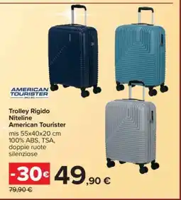 Carrefour Trolley Rigido Niteline American Tourister offerta