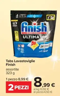 Carrefour Tabs Lavastoviglie Finish offerta