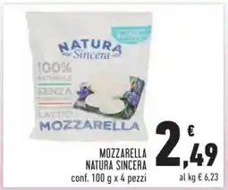 Conad MOZZARELLA NATURA SINCERA offerta
