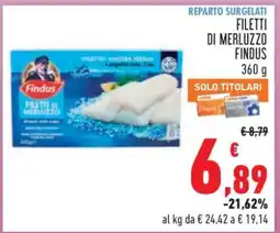 Conad Filetti di Merluzzo Findus offerta
