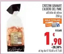 Conad Crostini Granart L'Albero del Pane offerta
