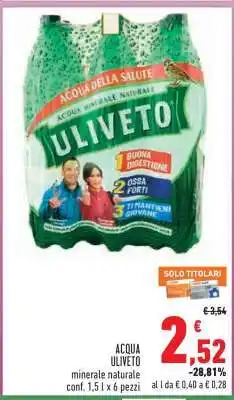 Conad ACQUA ULIVETO offerta