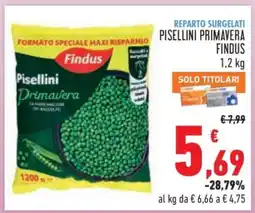 Conad Pisellini Primavera Findus offerta