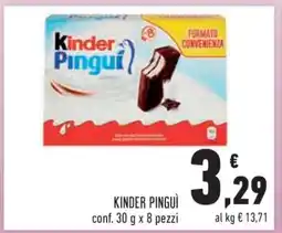 Conad Kinder Pinguí offerta