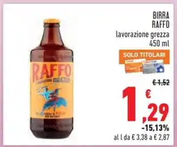 Conad Birra Raffo offerta