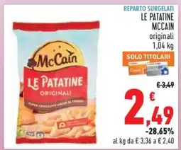 Conad LE PATATINE MCCAIN offerta